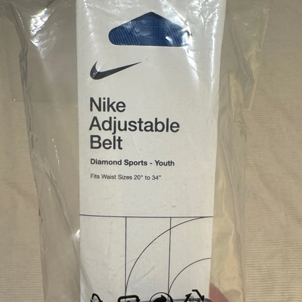 Softball Nike Royal Blue Adjustable Belt